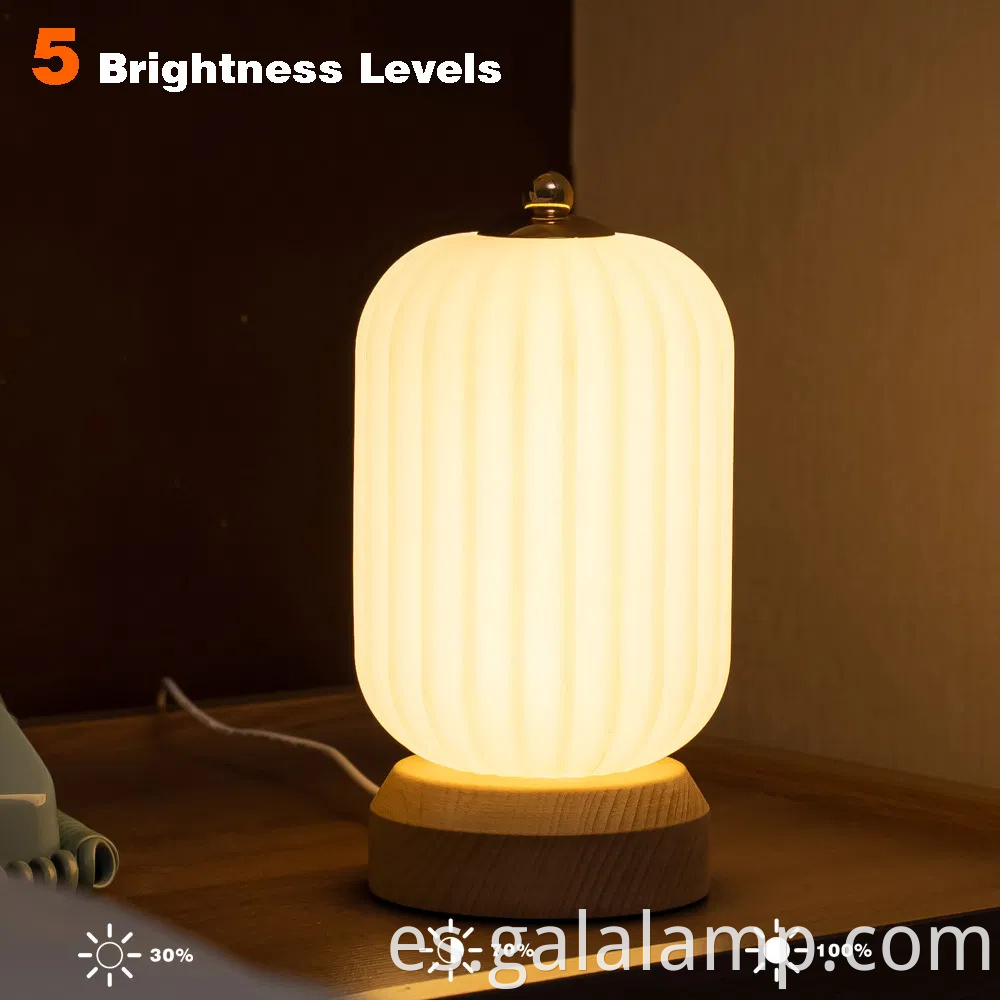 Luz de mesa de linterna elegante para el diseño del hogar contemporáneo